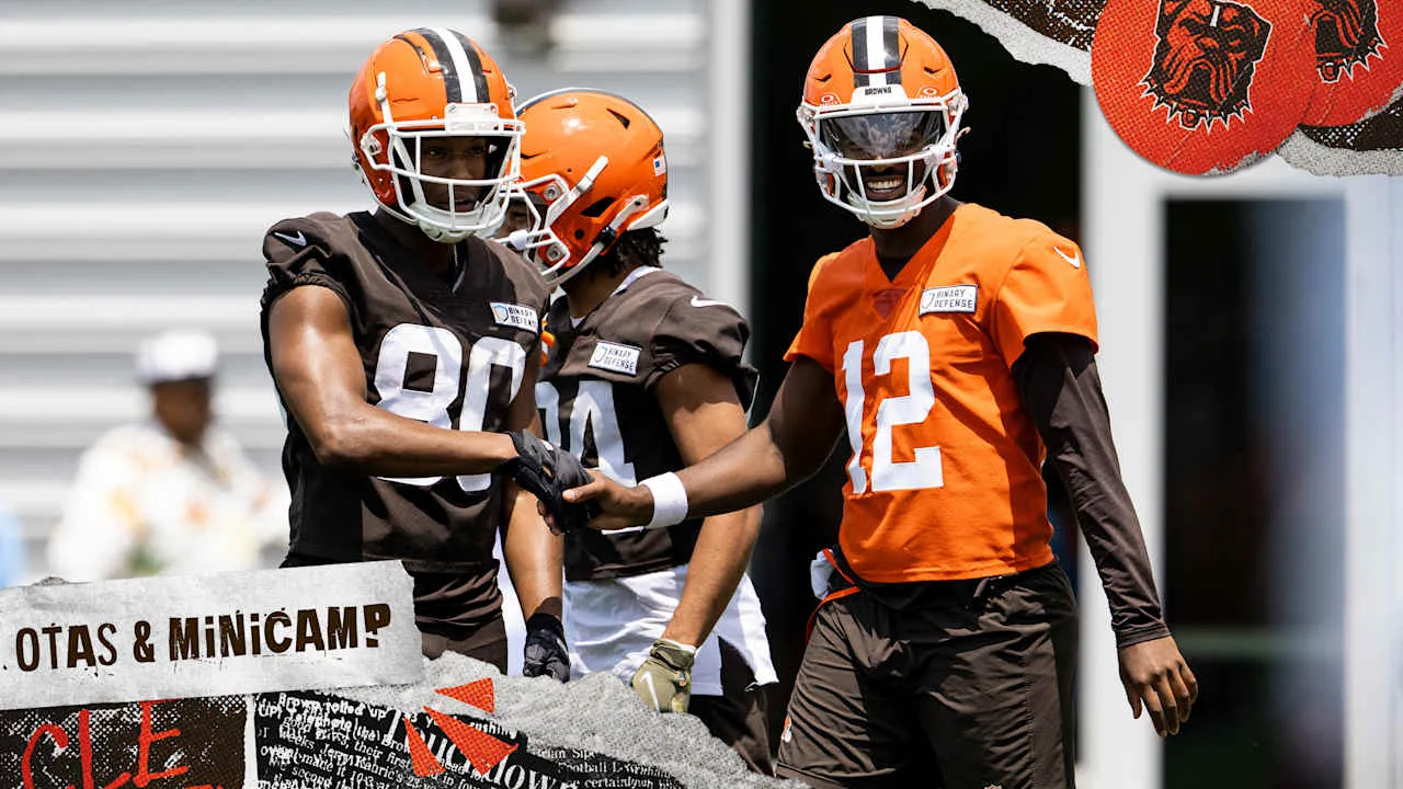 Shedeur Sanders melempar umpan touchdown jauh dan observasi lainnya | OTAs & Minicamp