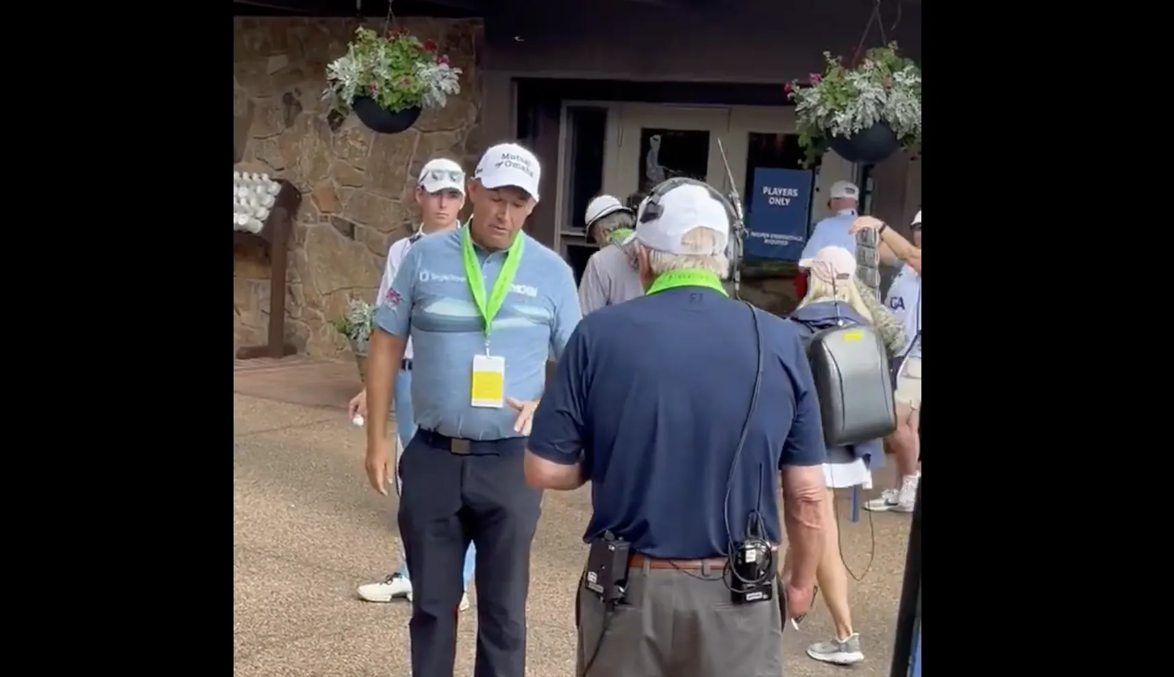 Padraig Harrington, Roger Maltbie Bersitegang